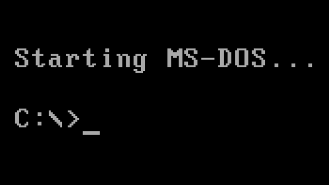 MS_DOS Banner